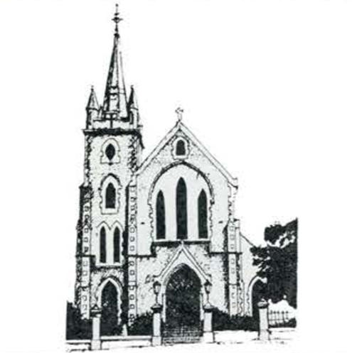 495x497 St Josephs Roman Catholic Church Uitenhage 1899 - Catholic Church Sketch