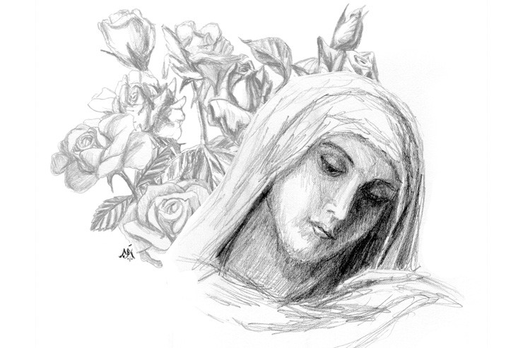 740x493 Mother Of God Integrated Catholic - Catholic Sketches