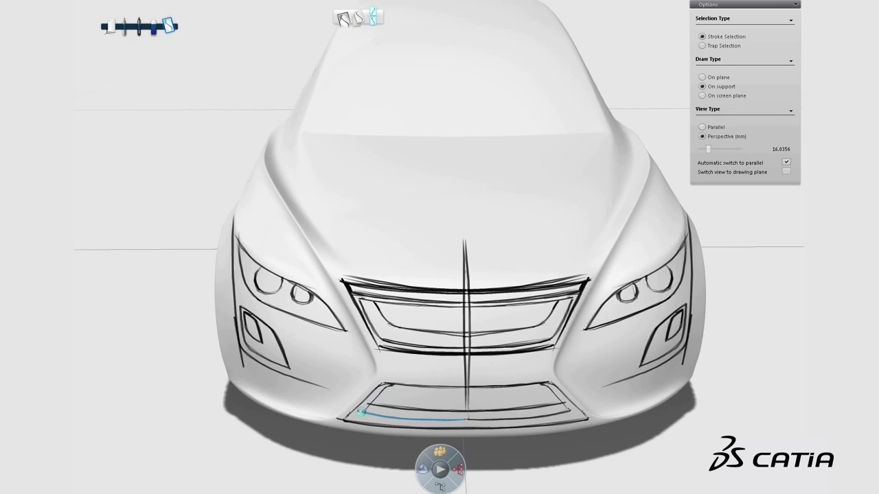 1280x720 Catia V6 Industrial Design With Catia Natural Sketch - Catia Natural Sketch