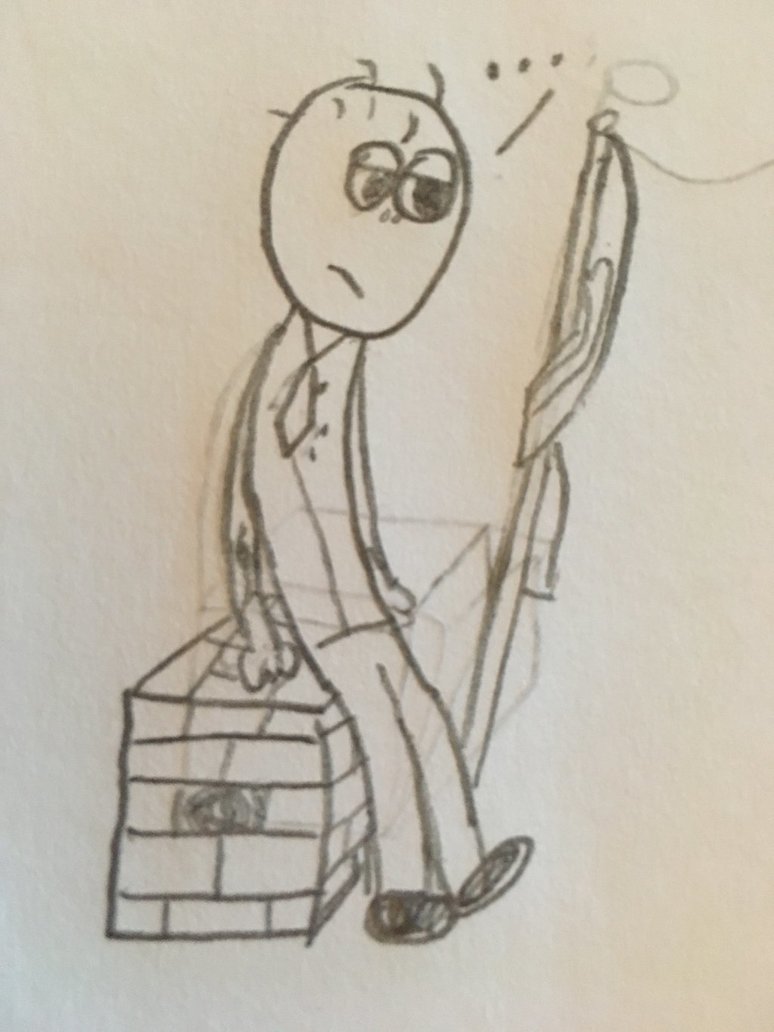 774x1032 Brian With His Bricks Off By Militaily Cattail - Cattail Sketch