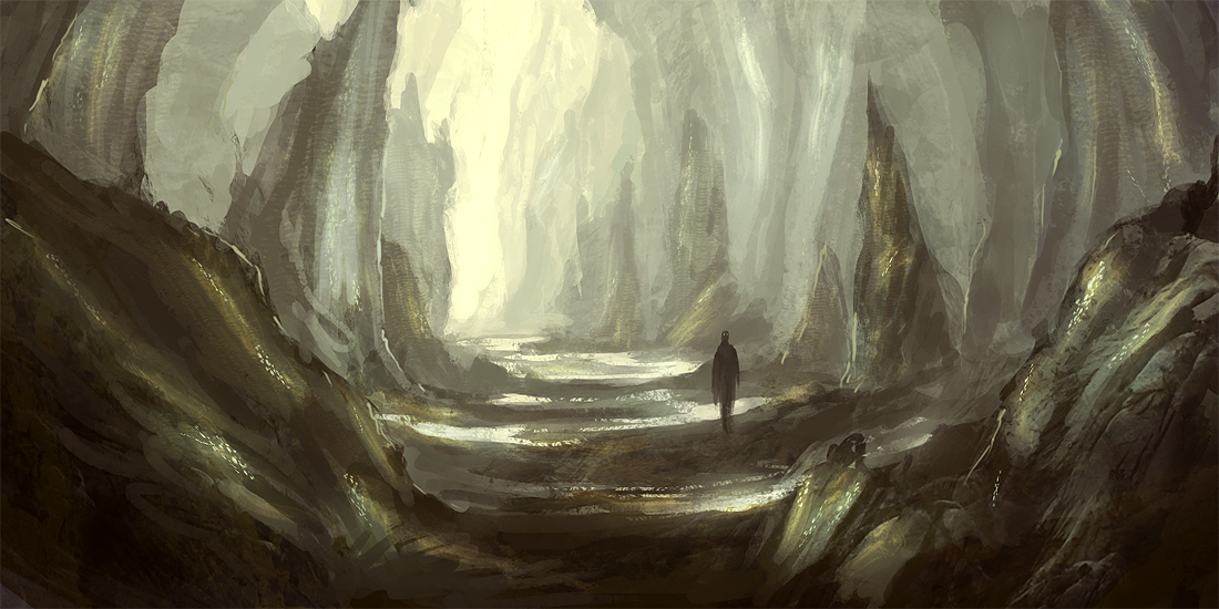 1100x550 Cave Sketch By Mrnepa - Cave Sketch