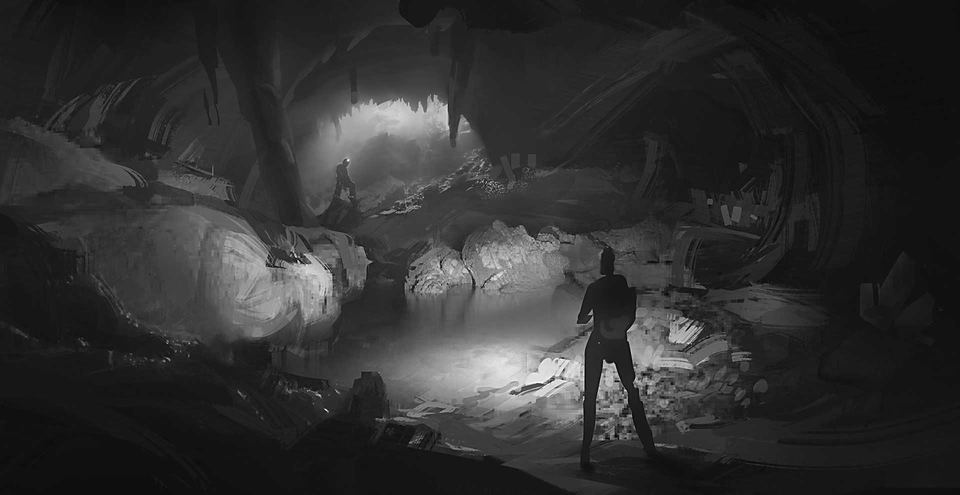 Cave Sketch at PaintingValley.com | Explore collection of Cave Sketch