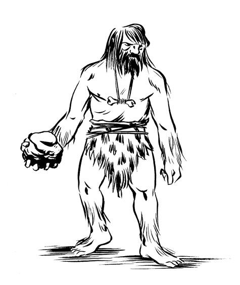 475x564 Caveman Drawing Image Drawing Skill - Caveman Sketch