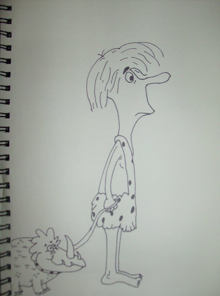 772x1036 Caveman Sketch By Zombiebunnyslaya - Caveman Sketch