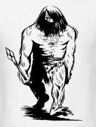 190x252 Caveman By Shelldon Spreadshirt - Caveman Sketch