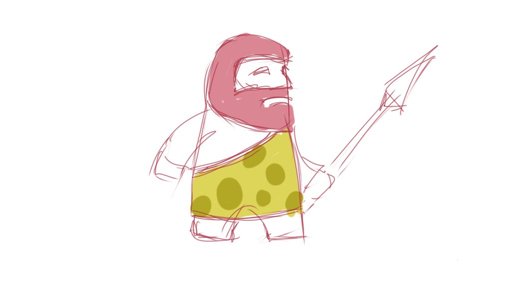 1024x574 Caveman Sketch By Gritsenkobiz - Caveman Sketch