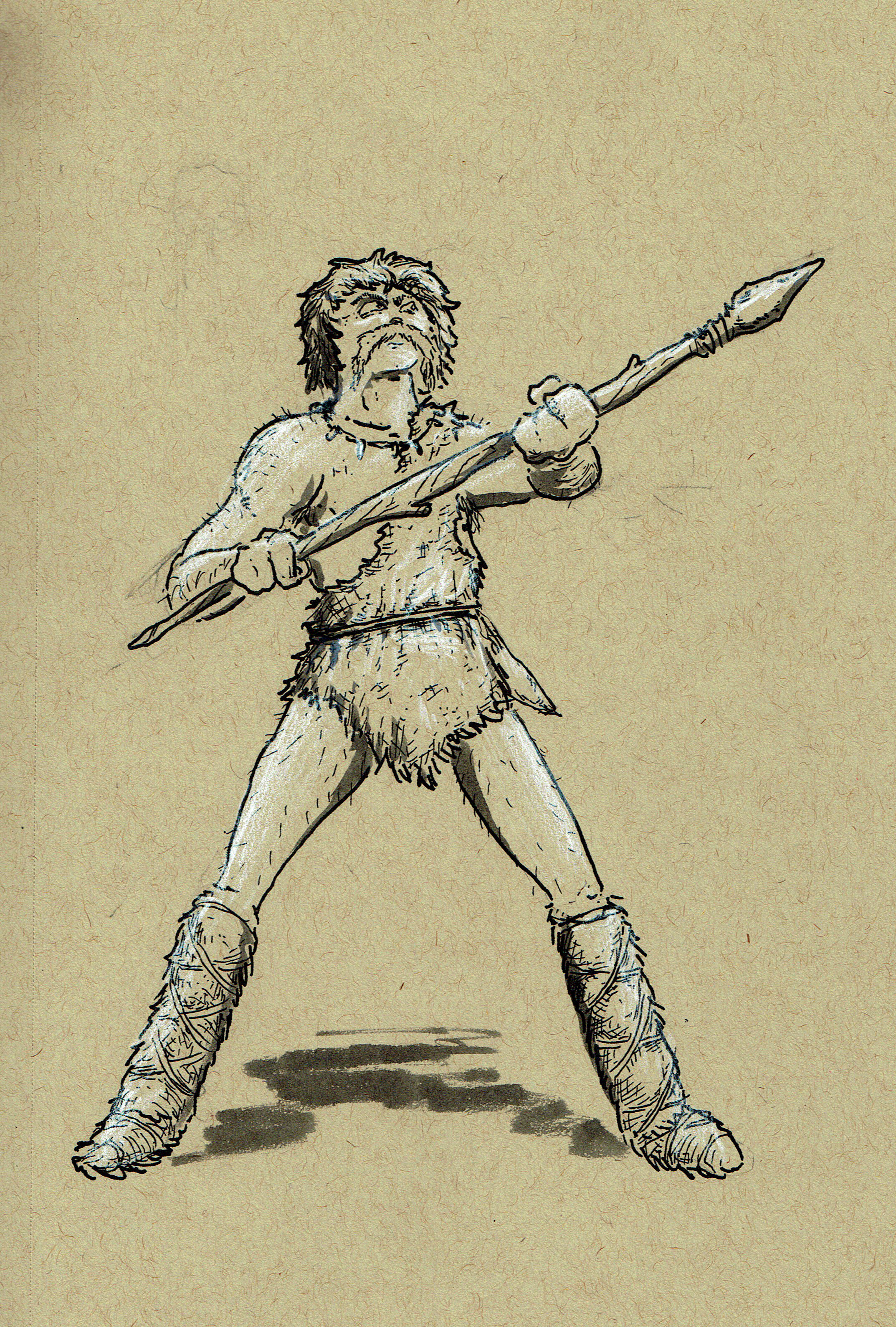 2146x3177 Caveman Peteglantingdraws - Caveman Sketch