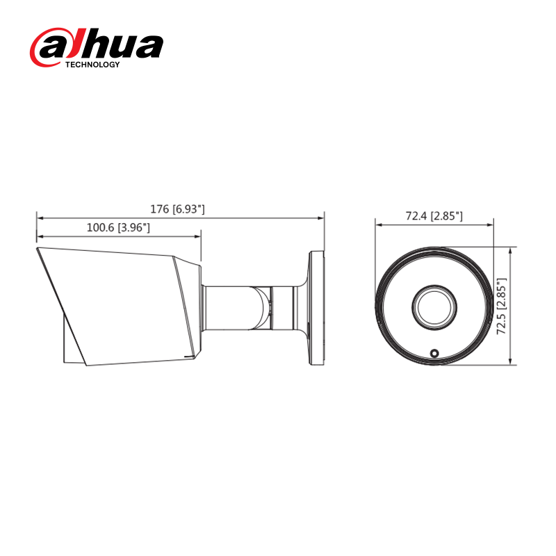 800x800 High Quality Cheap Cctv Camera 1080p Hdcvi Hac Hfw1200t Dahua - Cctv Camera Sketch