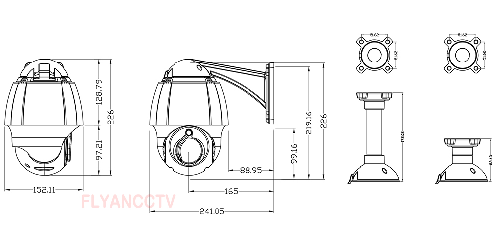 1000x500 Best Price Full Hd 1080p Ip Camera Ptz Cctv 10x 5.1mm 51mm Auto - Cctv Camera Sketch