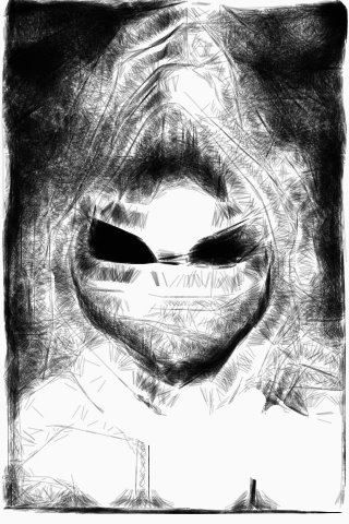 320x480 Sketch Of My Deejay Friend Dj Boogie Monster For A Cd Cover (Done - Cd Cover Sketch