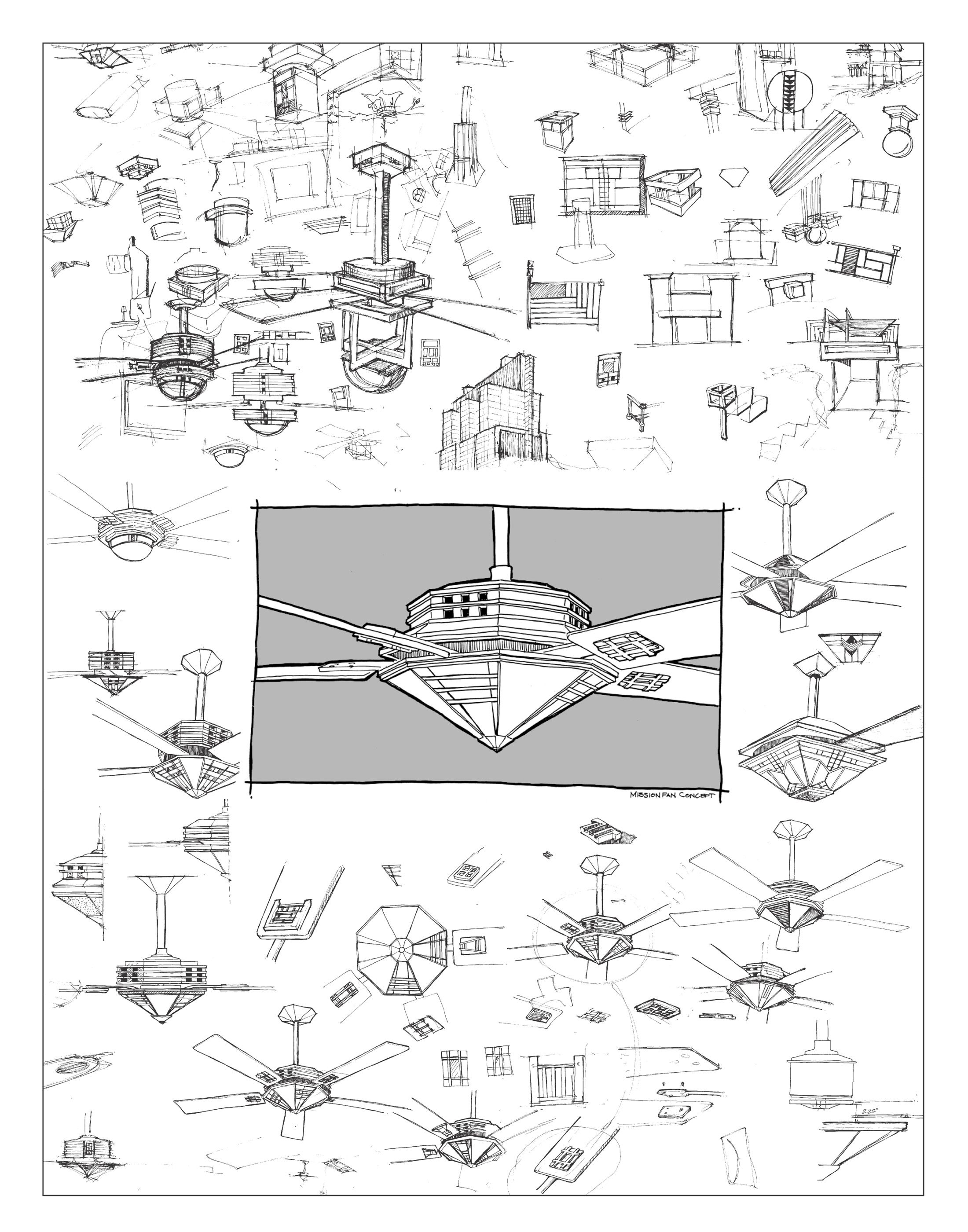 2200x2800 Ceiling Fan Thumbnail Sketches By James Thomas My Designs - Ceiling Fan Sketch