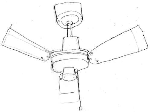 497x370 Ceiling Fan Drawing Fanmaster911 - Ceiling Fan Sketch