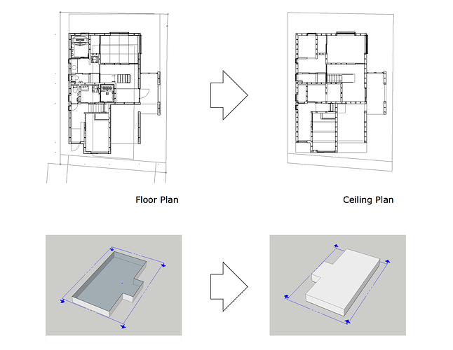 646x500 How To Create A Reflected Ceiling Plan In Sketch Up And Then - Ceiling Sketch
