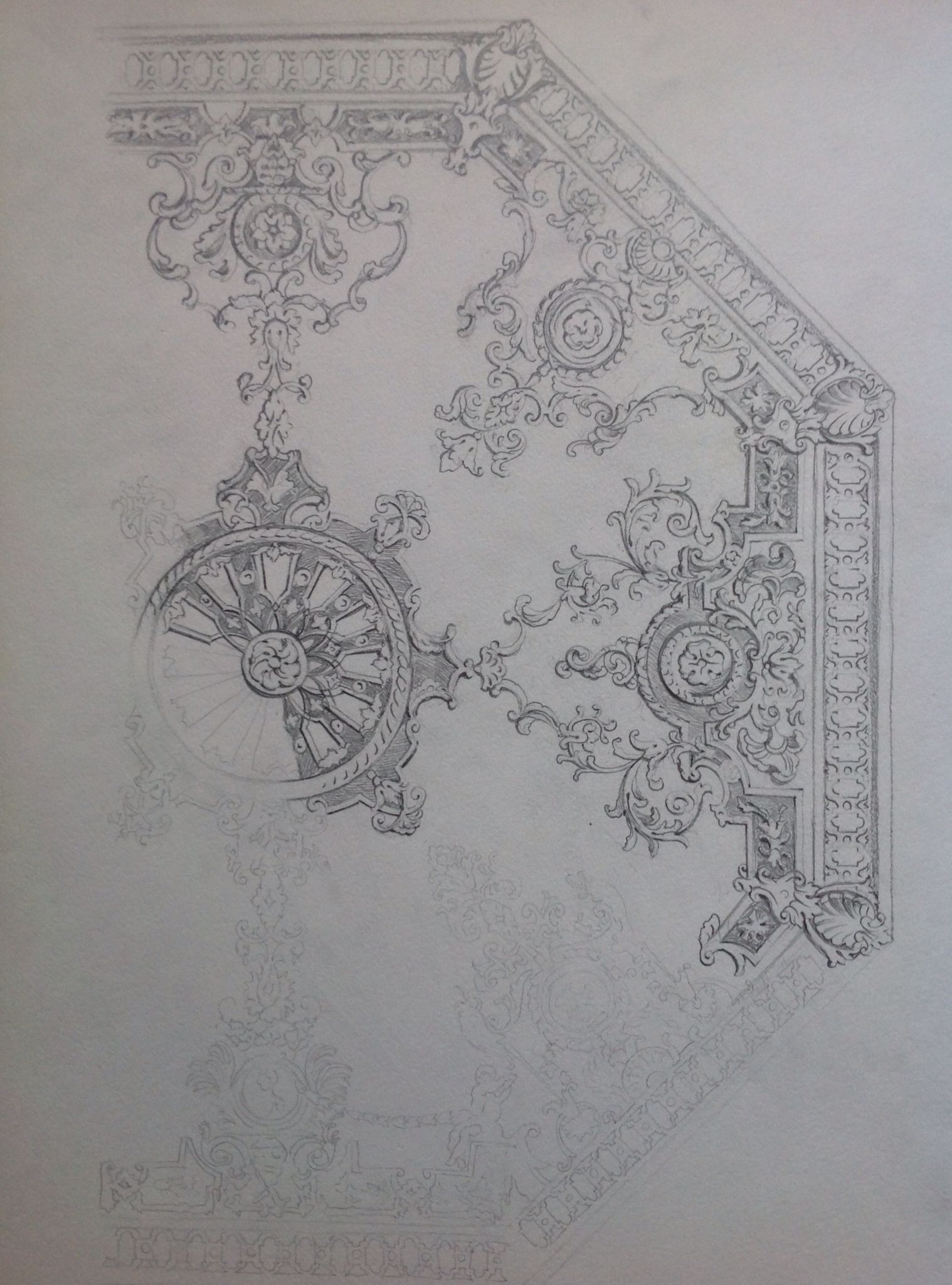 1518x2048 Sketch. Design For A Ceiling M Y - Ceiling Sketch