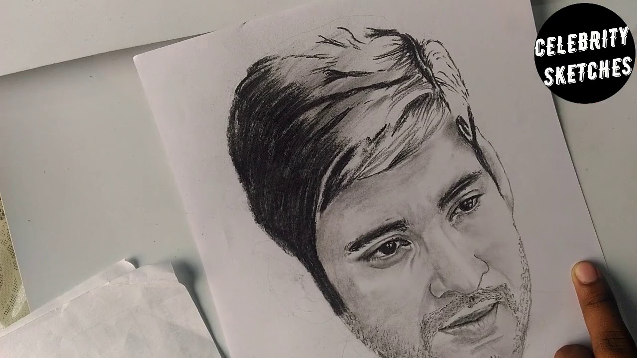 1280x720 Drawing Mahesh Babu Timelapse Drawing Celebrity Sketches - Celebrity Sketches