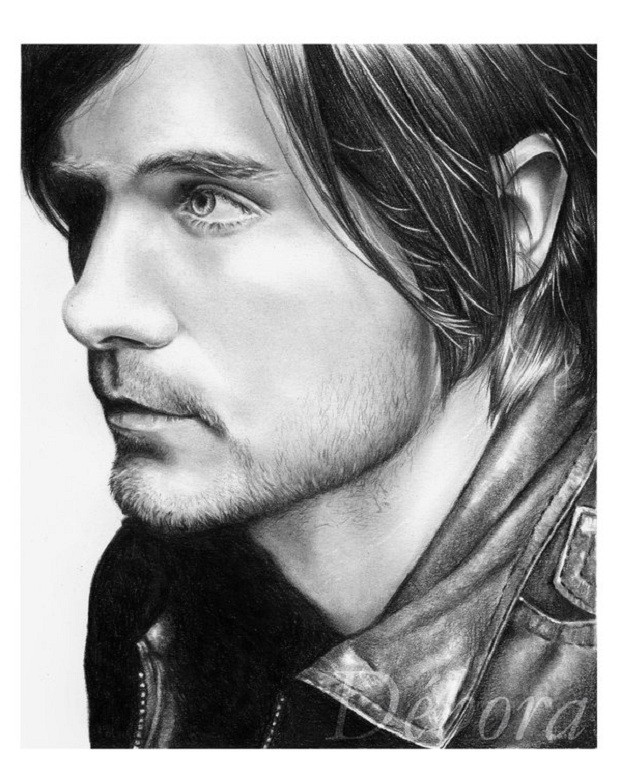 620x778 25 Masterclass Hollywood Superstars Celebrity Pencil Sketches - Celebrity Sketches