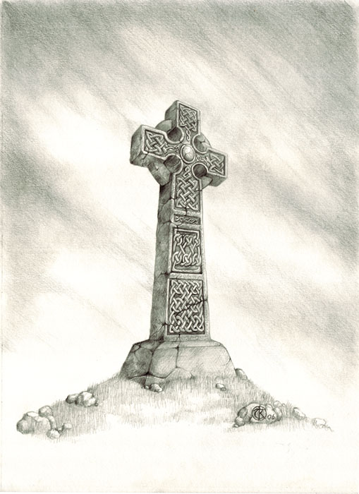 509x700 Celtic Cross By Ktalbot - Celtic Cross Sketch
