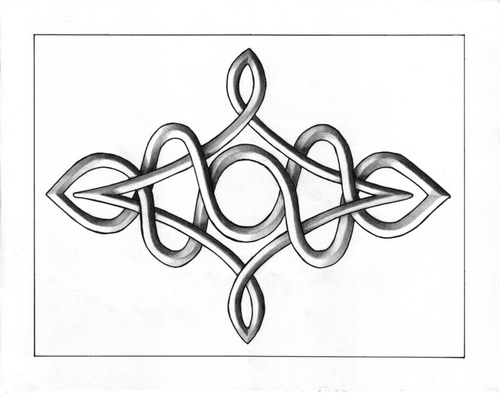1008x792 Celtic Knot Sketch By Melissagridley - Celtic Knot Sketch
