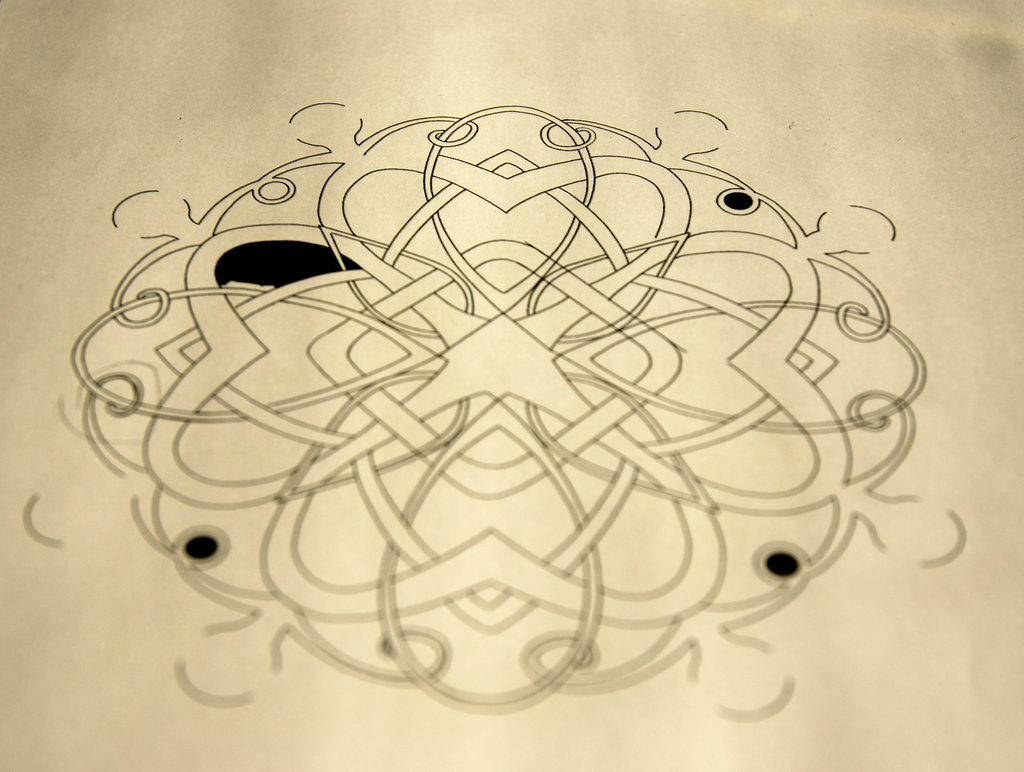 1024x772 Celtic Knot Sketch By Jrsalido218 - Celtic Knot Sketch