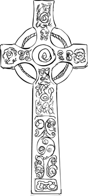 180x400 Celtic Cross Drawings And Sketches Make A Bold Statement Simply - Celtic Sketches