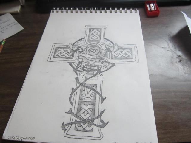 640x480 Celtic Cross By Codyejrichards - Celtic Sketches