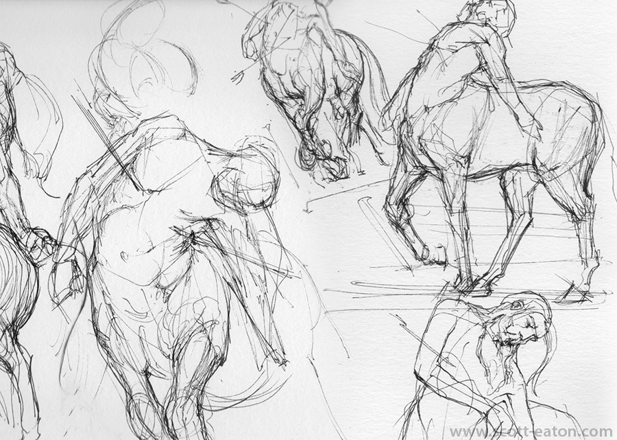 900x641 Centaur Sketches Gallery Scott Eaton - Centaur Sketch