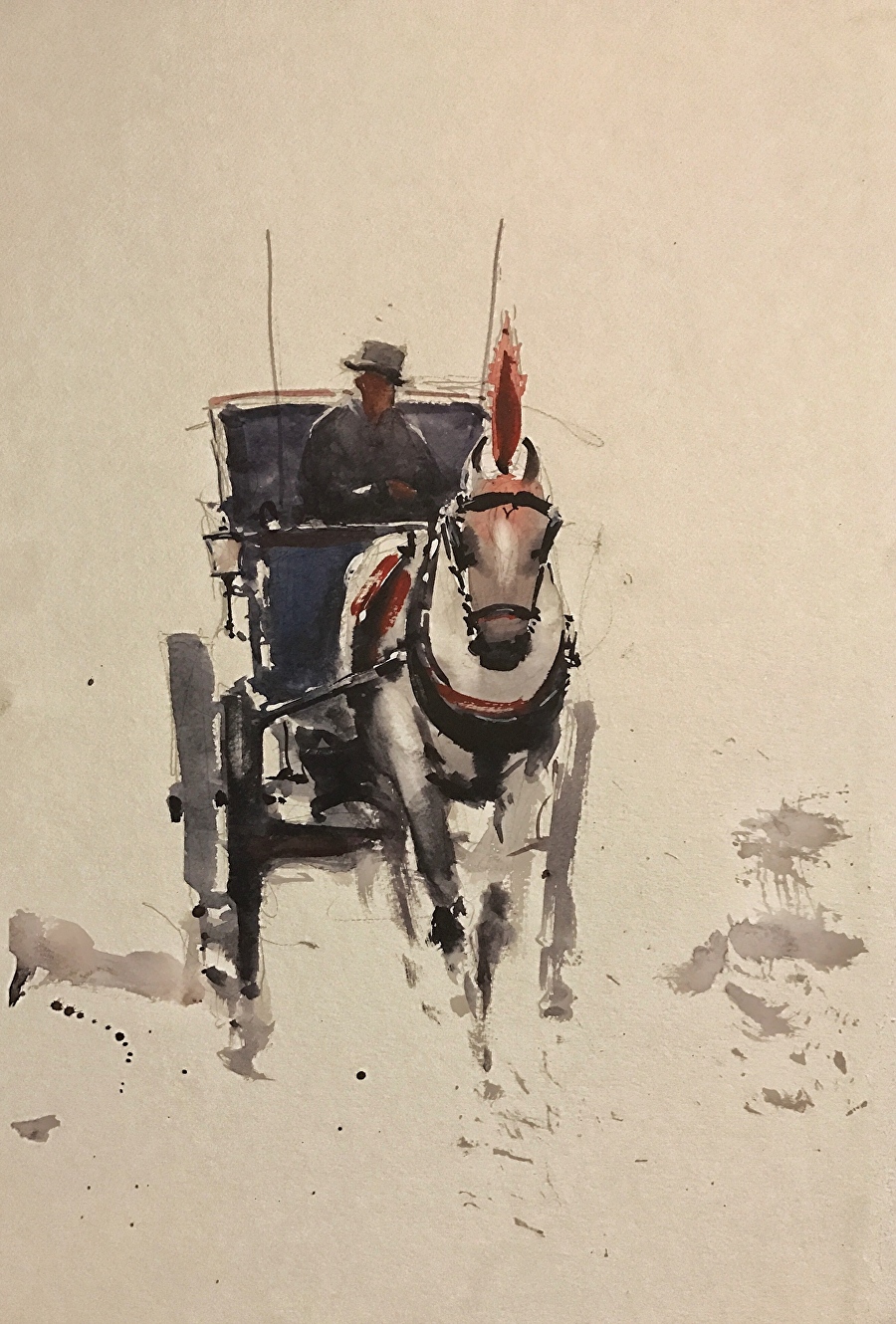 900x1330 Daniel Marshall - Central Park Sketch