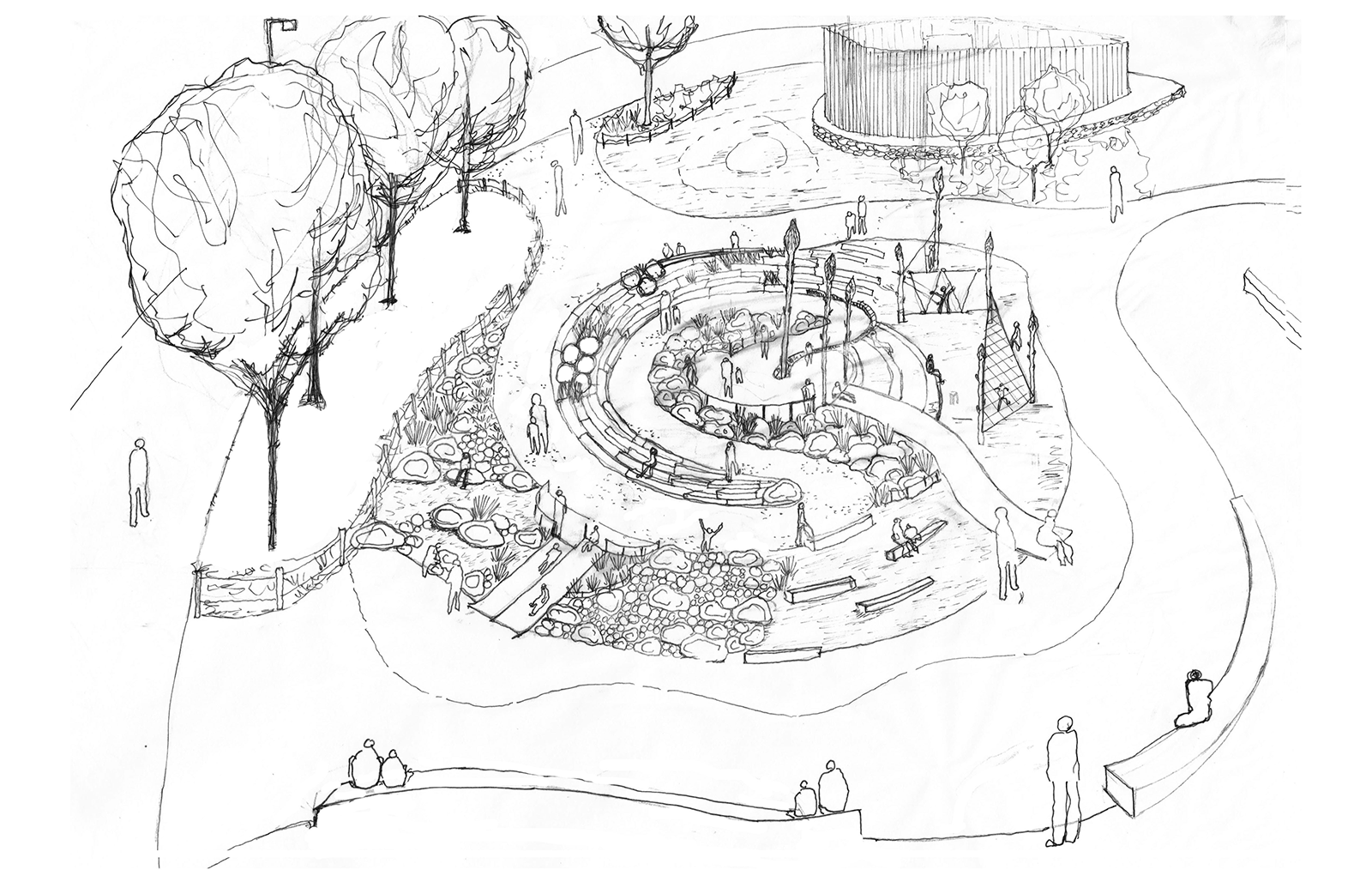 1600x1035 Mount Merrill - Central Park Sketch