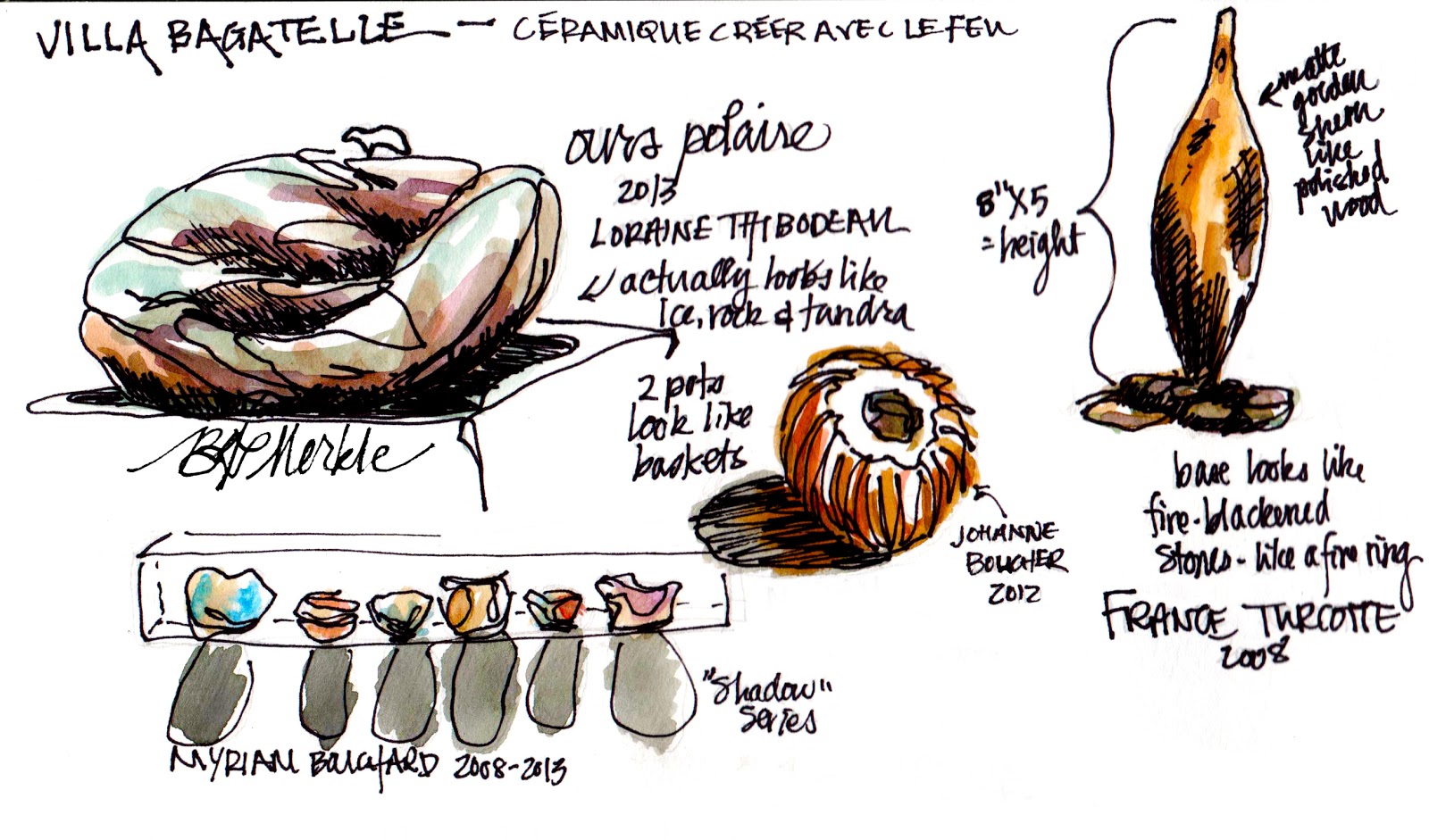 1600x941 Drawn To Sketchbook Snapshot Ceramics Created With Fire - Ceramic Sketches