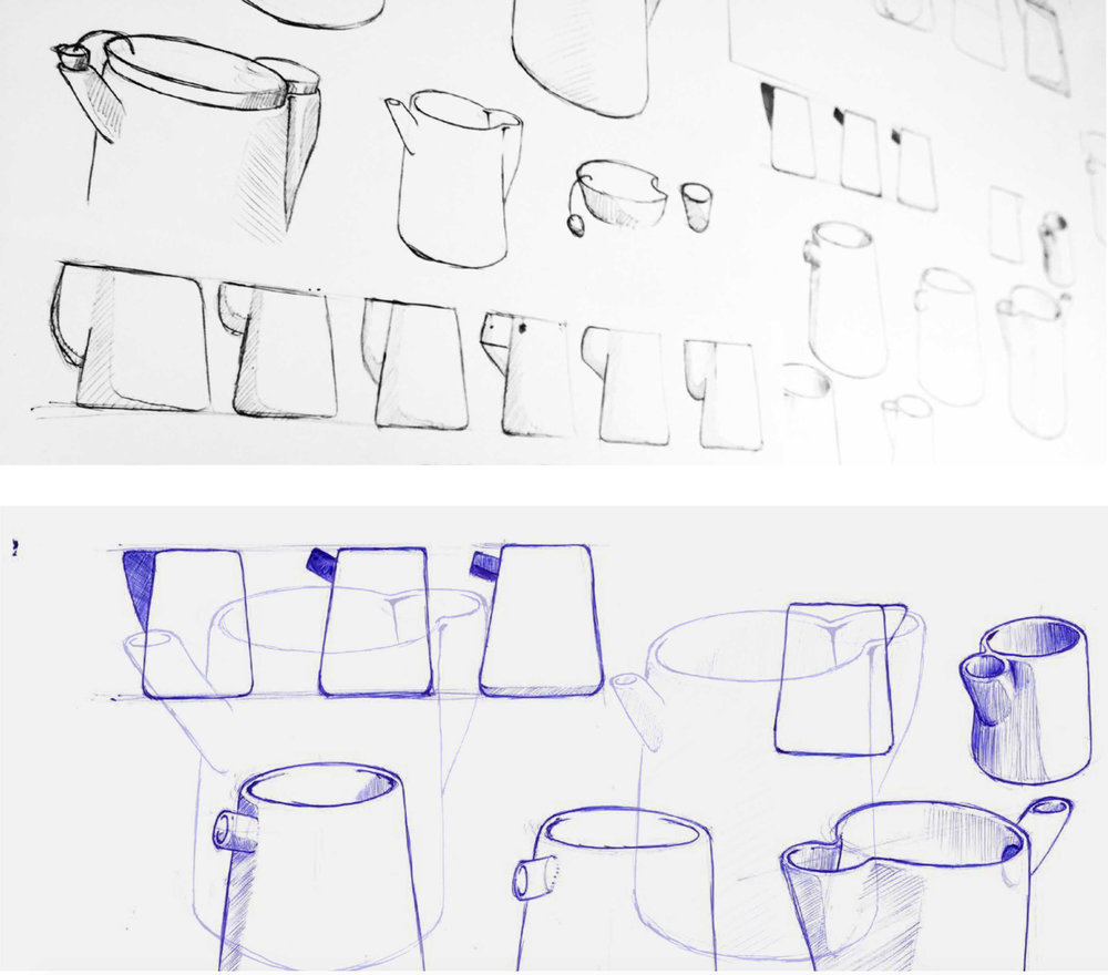 1000x880 Pots - Ceramic Sketches