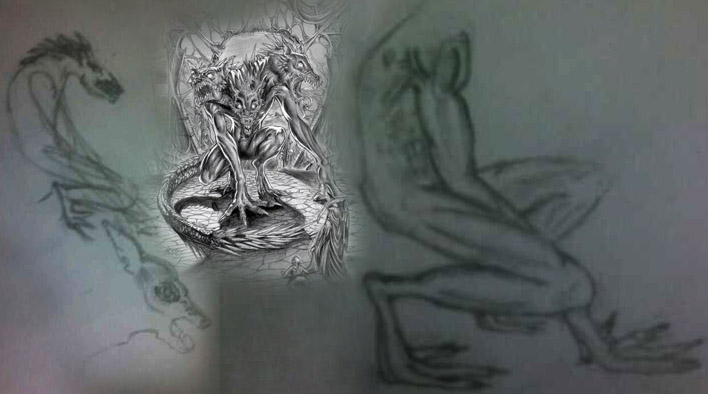 708x394 Cerberus Sketches Creative Creating - Cerberus Sketch