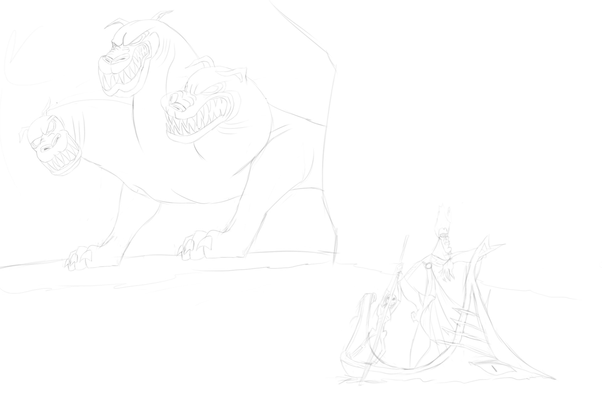 1920x1267 Kaio Costa - Cerberus Sketch