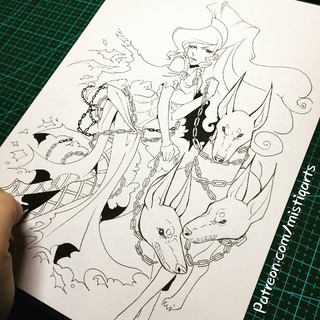 320x320 Megara From - Cerberus Sketch