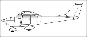 300x130 Cessna 172 Skyhawk - Cessna 172 Sketch