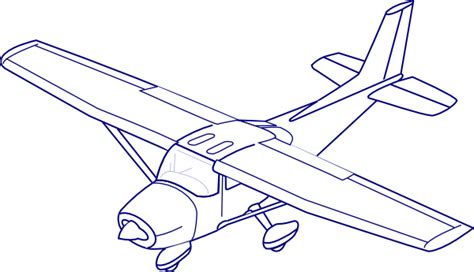 474x272 Cessna Airplane Clip Art - Cessna Sketch