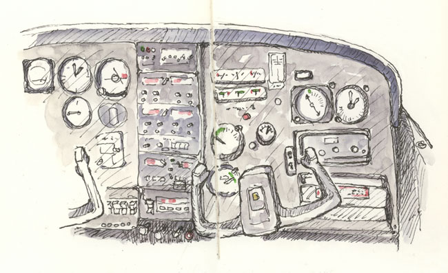 650x397 Sketching From The Air Sketching And Sketchbooks - Cessna Sketch