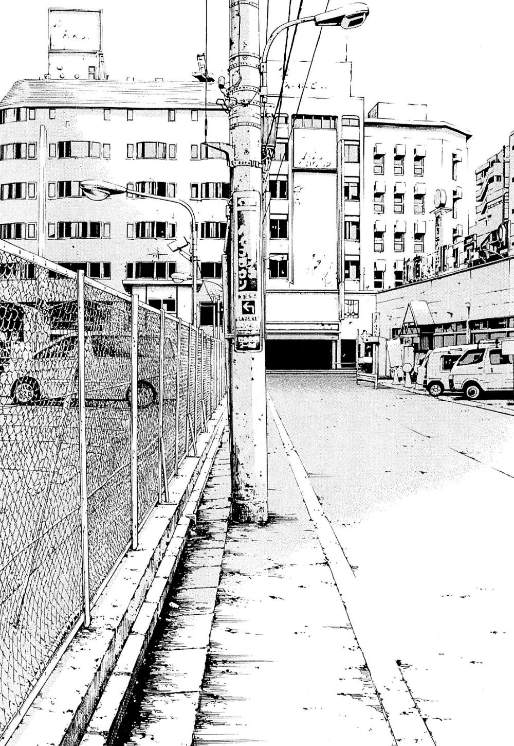 1000x1450 I Like The Chain Link Fence And Sidewalklight Pole, City Feel - Chain Link Fence Sketch