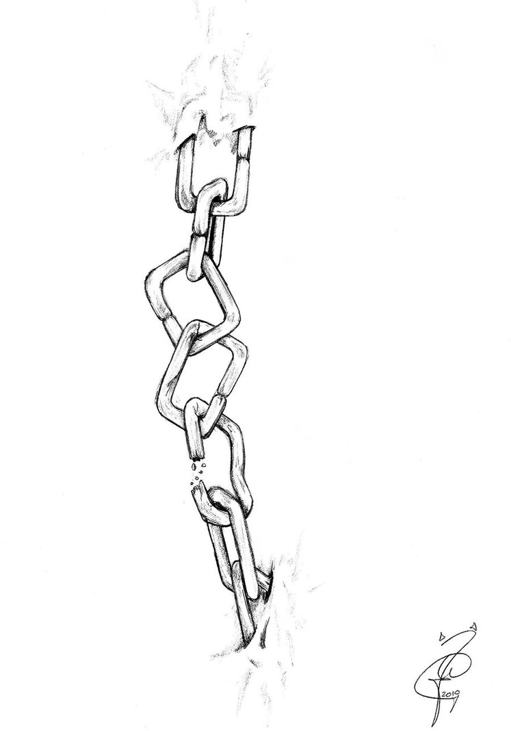 747x1068 Chain By Justwithit - Chain Sketch