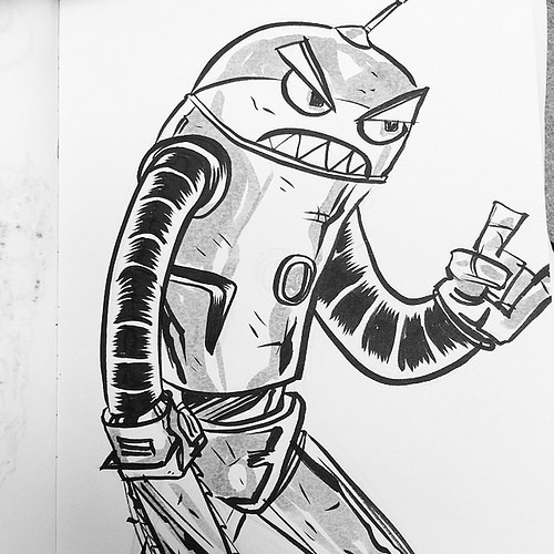 500x500 A Little Early Morning Sketch. - Chainsaw Sketch