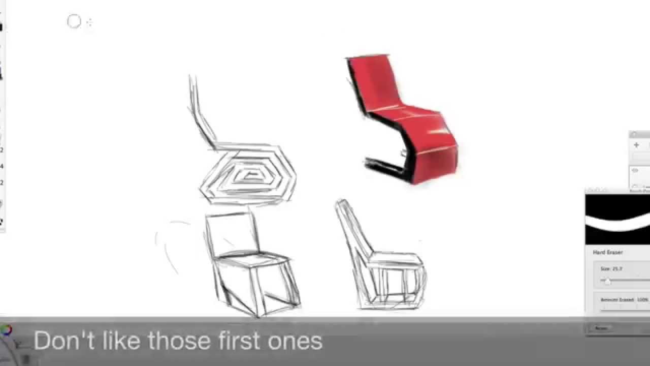 1280x720 Product Design Sketch Chair - Chair Sketch
