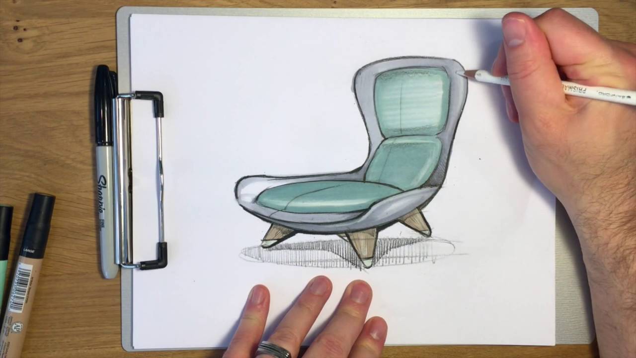 1280x720 Chair Sketch - Chair Sketch