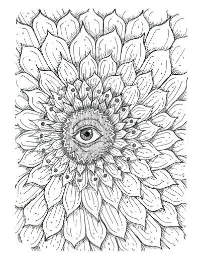 400x518 Crown Chakra Sketch Meditation Buddhism Art Wall Pen By Dwknyphoto - Chakra Sketch