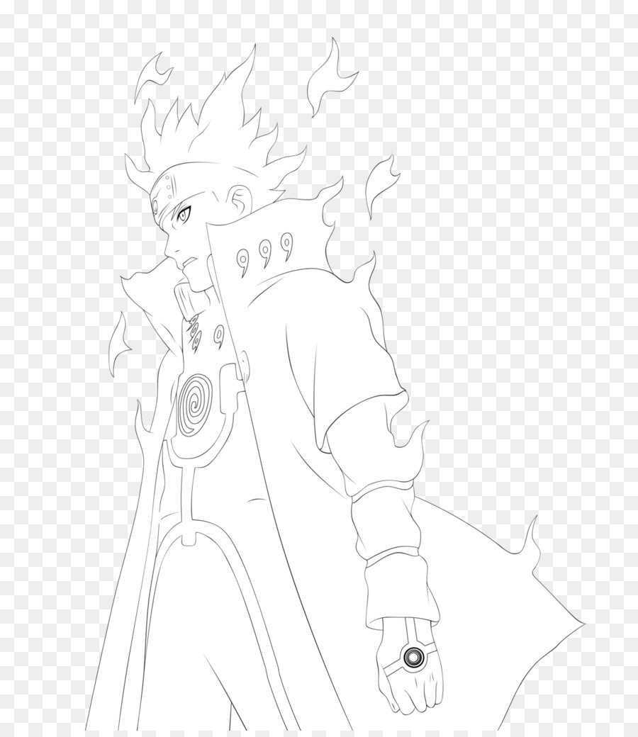 900x1040 Drawing Line Art Cartoon Sketch - Chakra Sketch