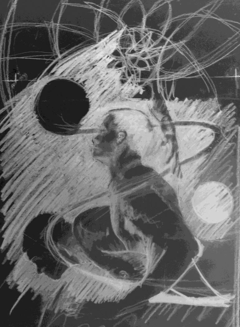 770x1050 Anahata Chakra Sketch Drawing By Jon Wenberg Saatchi Art - Chakra Sketch