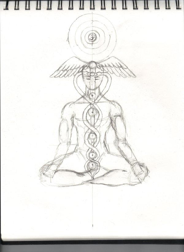 600x820 Chakra Healing Sketch By Arcticwolfinstinct - Chakra Sketch