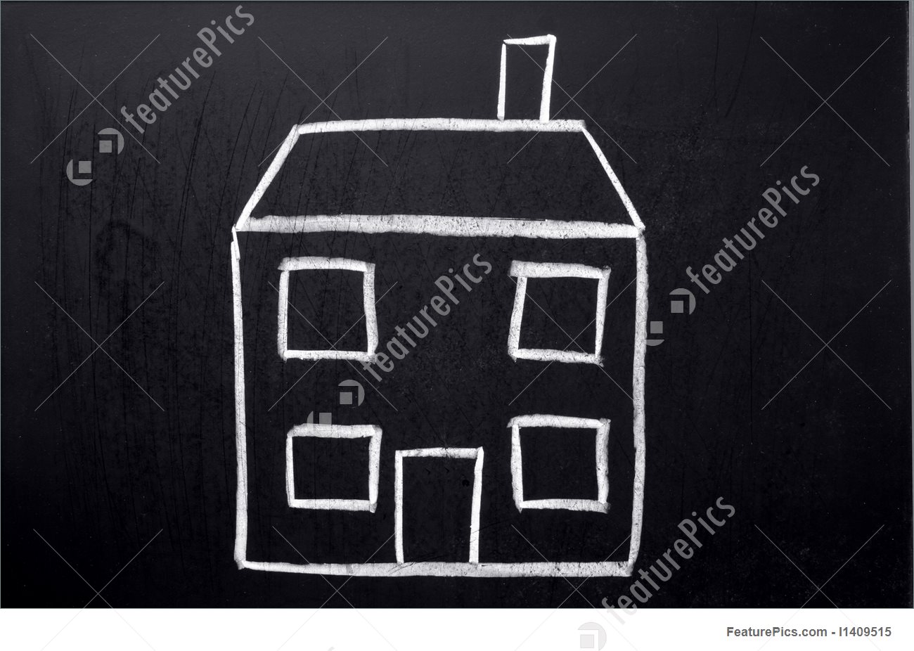 1300x926 Chalk Drawing Stock Image I1409515 - Chalk Sketch