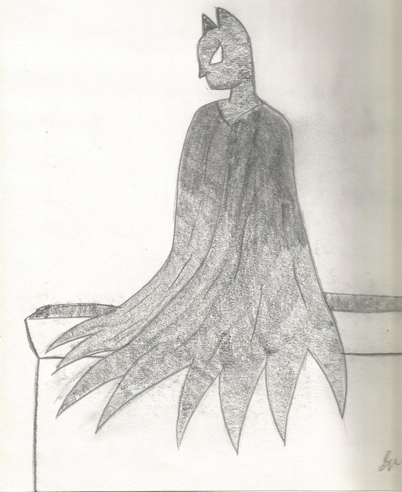 808x989 Batman Chalk Sketch By Lol20 - Chalk Sketch