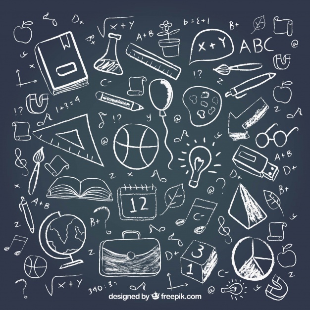 626x626 Chalkboard Elements Vectors, Photos And Psd Files Free Download - Chalkboard Sketches