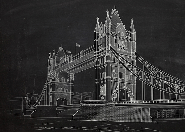 600x428 Chalkboard Sketches On Behance - Chalkboard Sketches