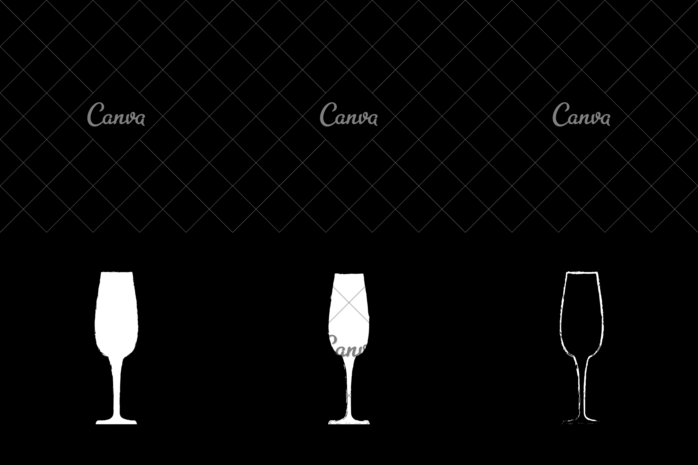 2400x1600 Champagne Glass Sketch - Champagne Glass Sketch